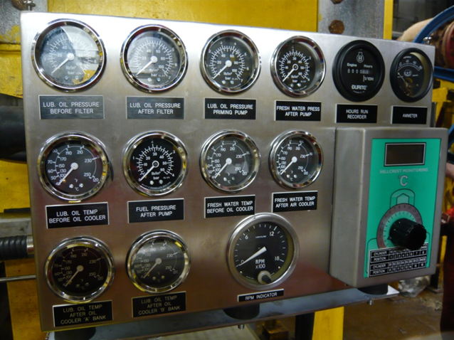 Engine gauge panels created with your needs and engine room layout in mind.